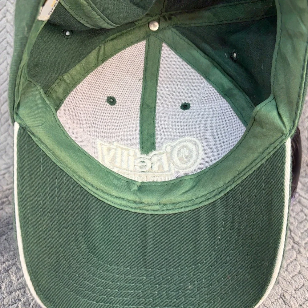 O'Reilly Auto Parts Hat Mens Green Embroidered Logo Adjustable Baseball Cap